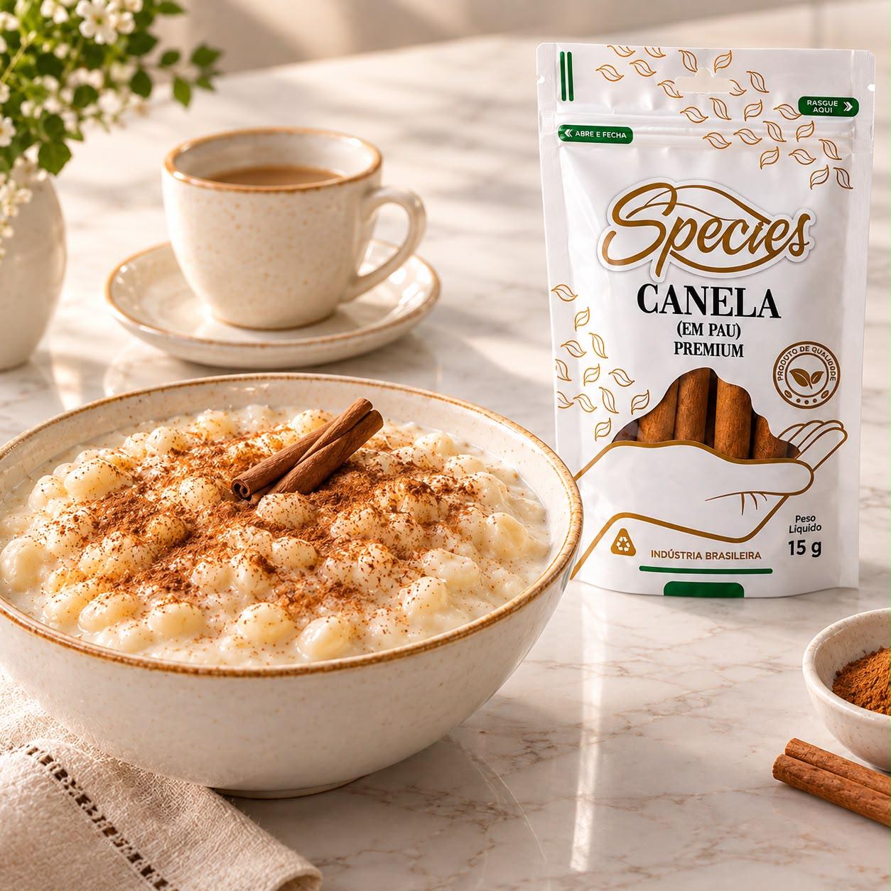 CANJICA CREMOSA COM CANELA