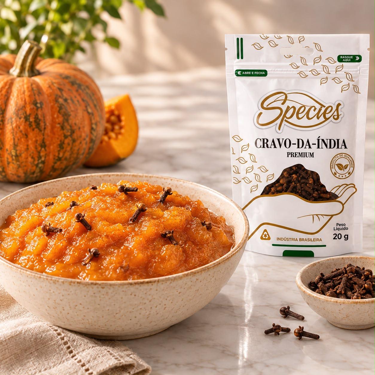 DOCE DE ABÓBORA DE PESCOÇO COM CRAVO