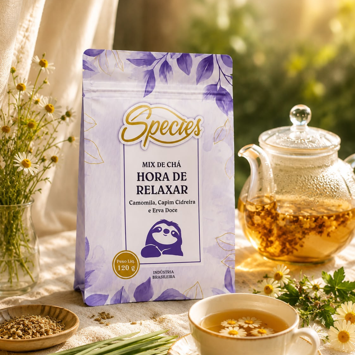 Mix de Chá Hora de Relaxar Species Premium 125g