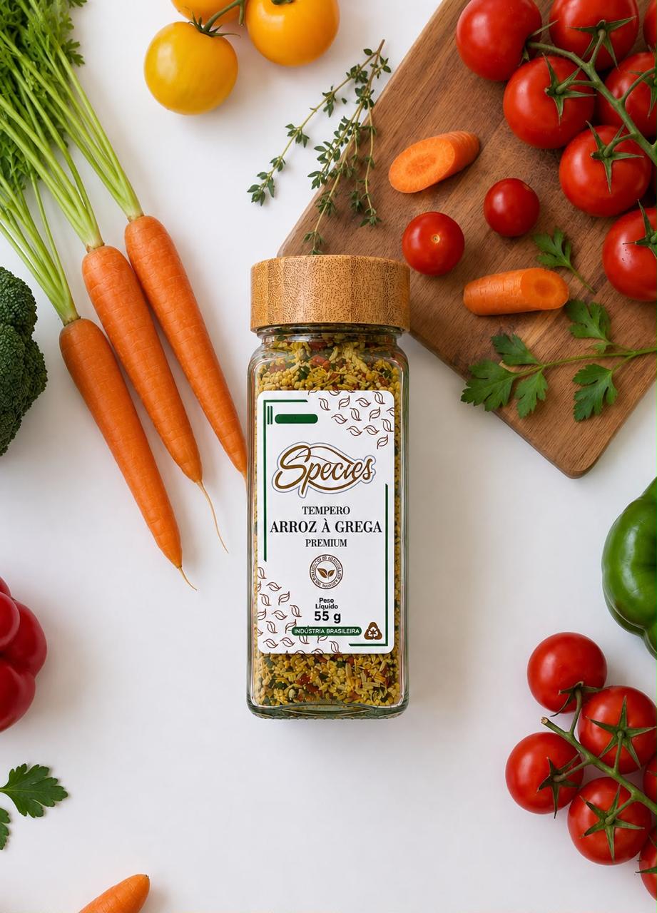 Tempero para Arroz à Grega Premium Species 55g