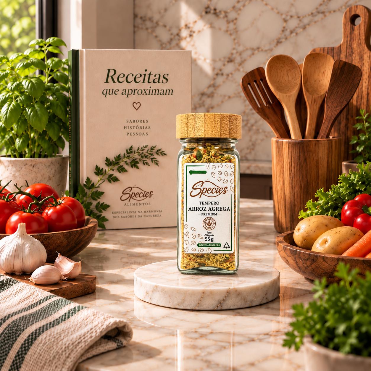 Tempero para Arroz à Grega Premium Species 55g