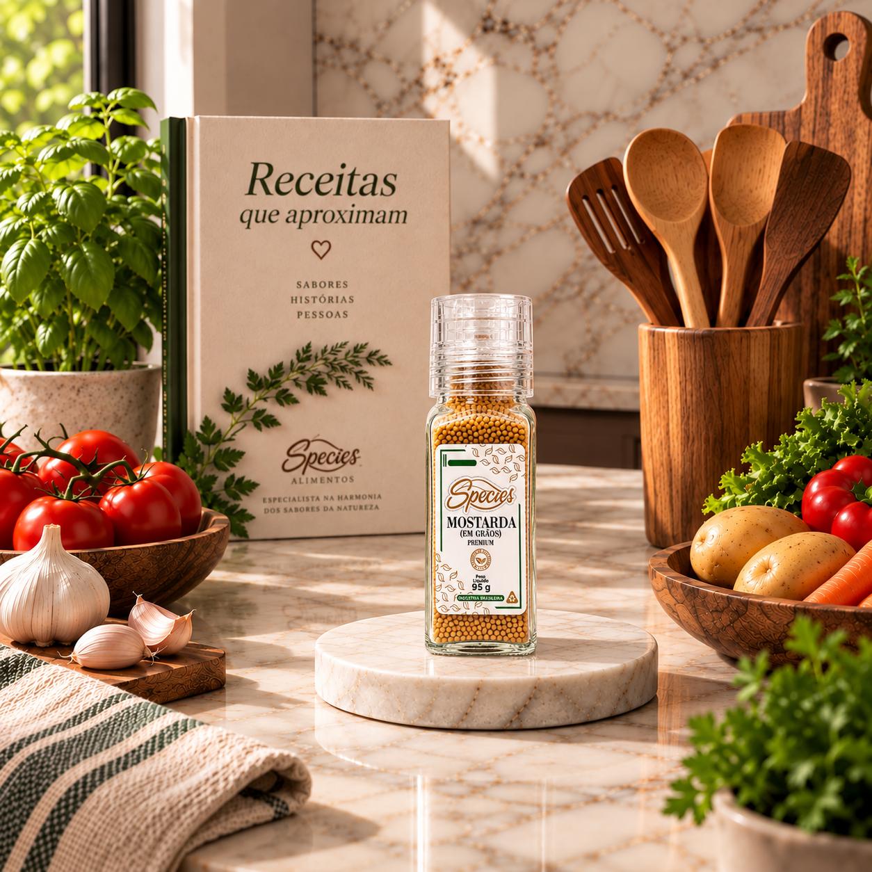 Mostarda em Grãos Premium Species 95g